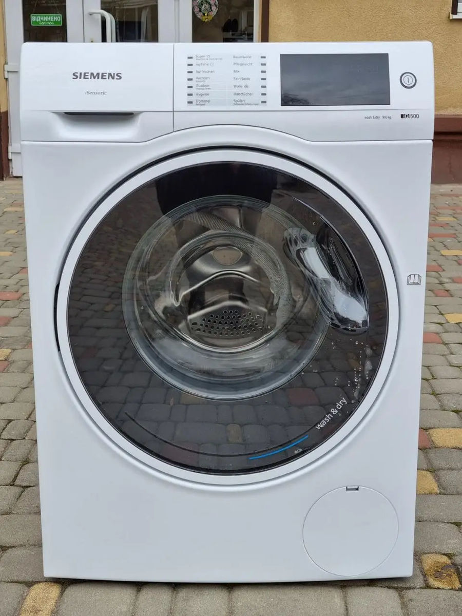 Стирально - сушильная машина 2 в 1 Siemens iQ500 9/6кг foto 1