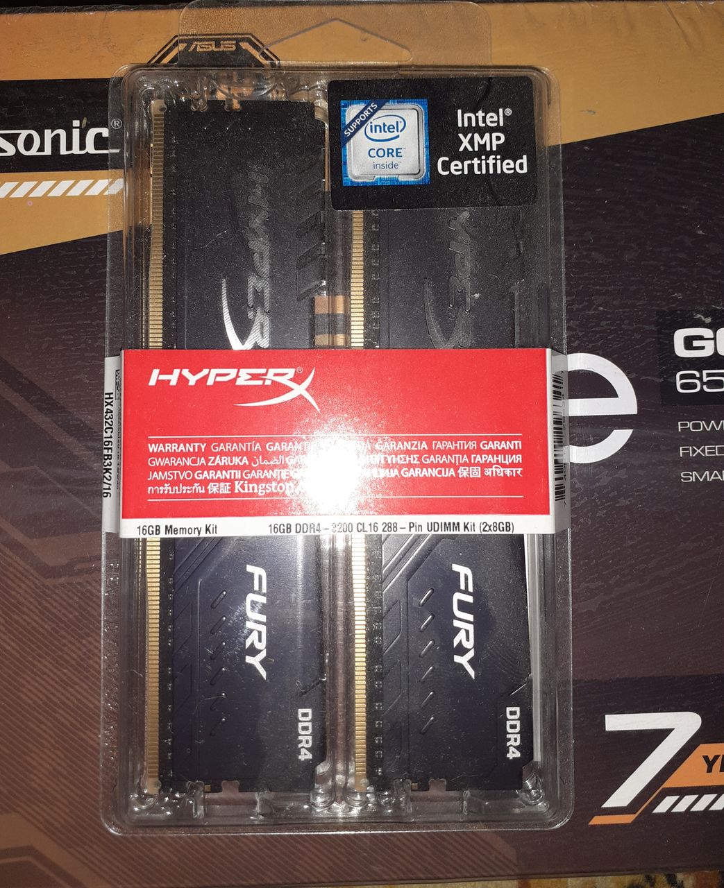 HyperX 16GB DDR4-3200MHz Запечатанные