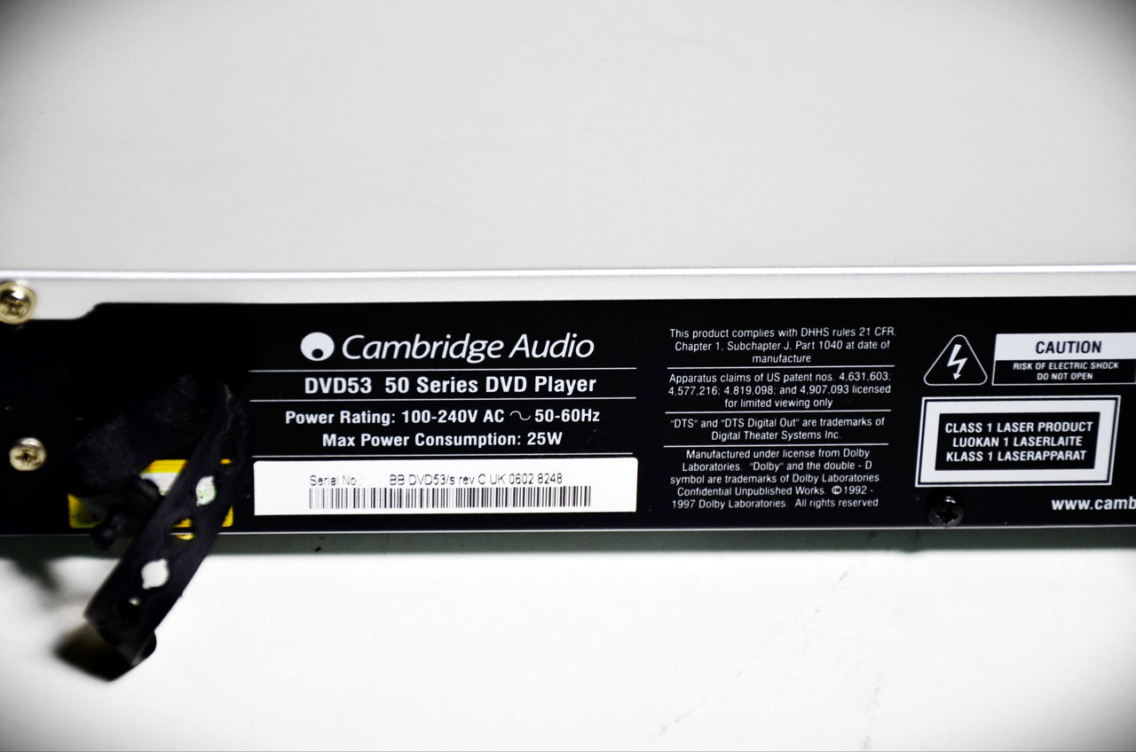 Cambridge Audio 53 CD / DVD player foto 8