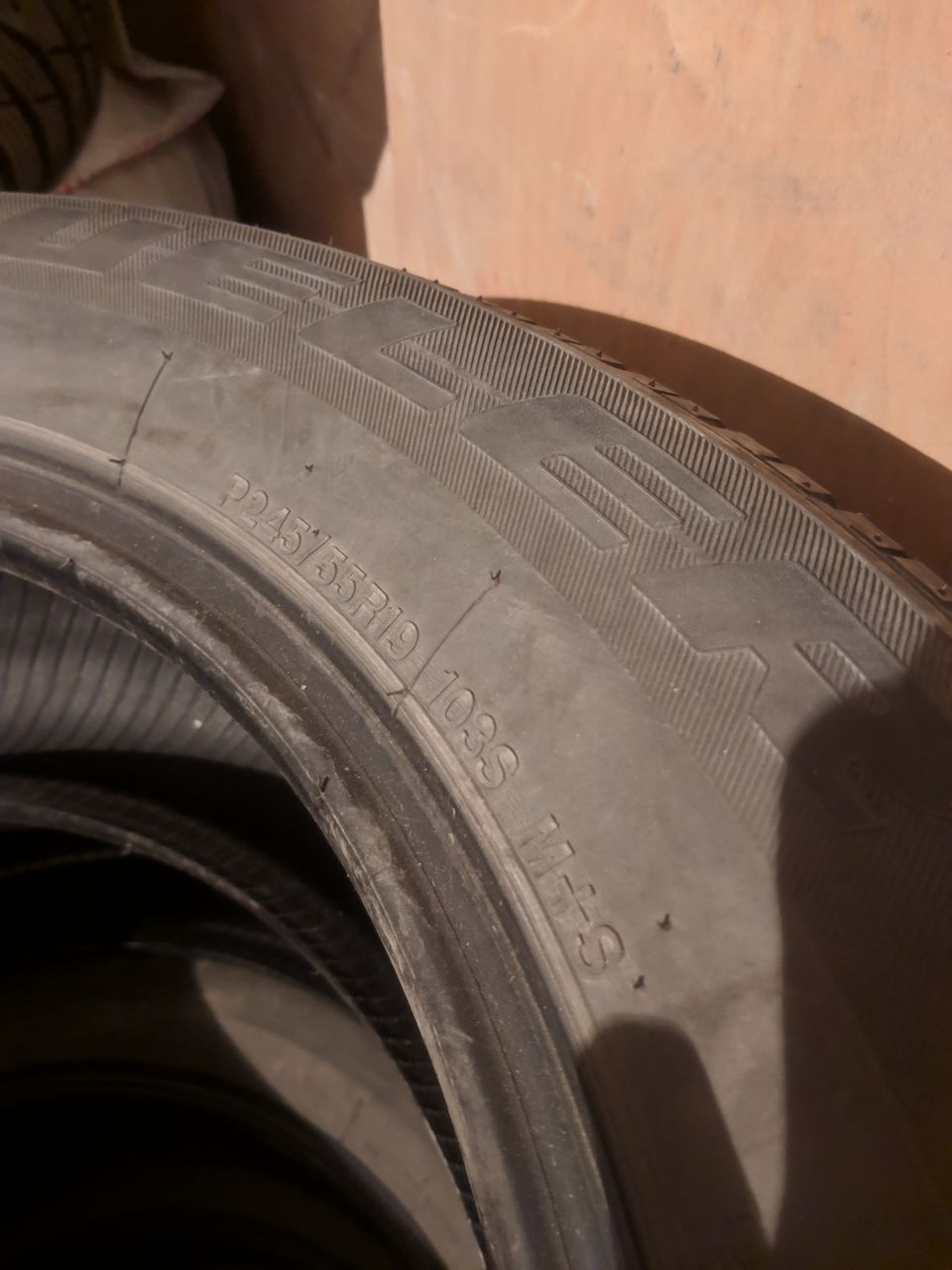 Шины Bridgestone M+S 245/55 R19 -  600 лей за все 4 ската! foto 5