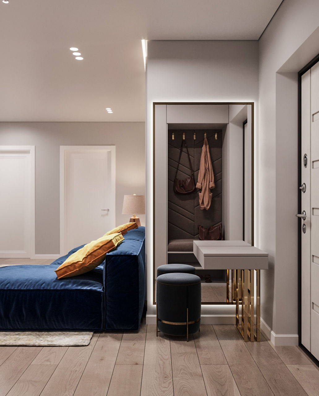 Design interior/ apartament/ stil modern/ 86m2/ proiecte/ construcții/ amenajari/ decor/ фото 2