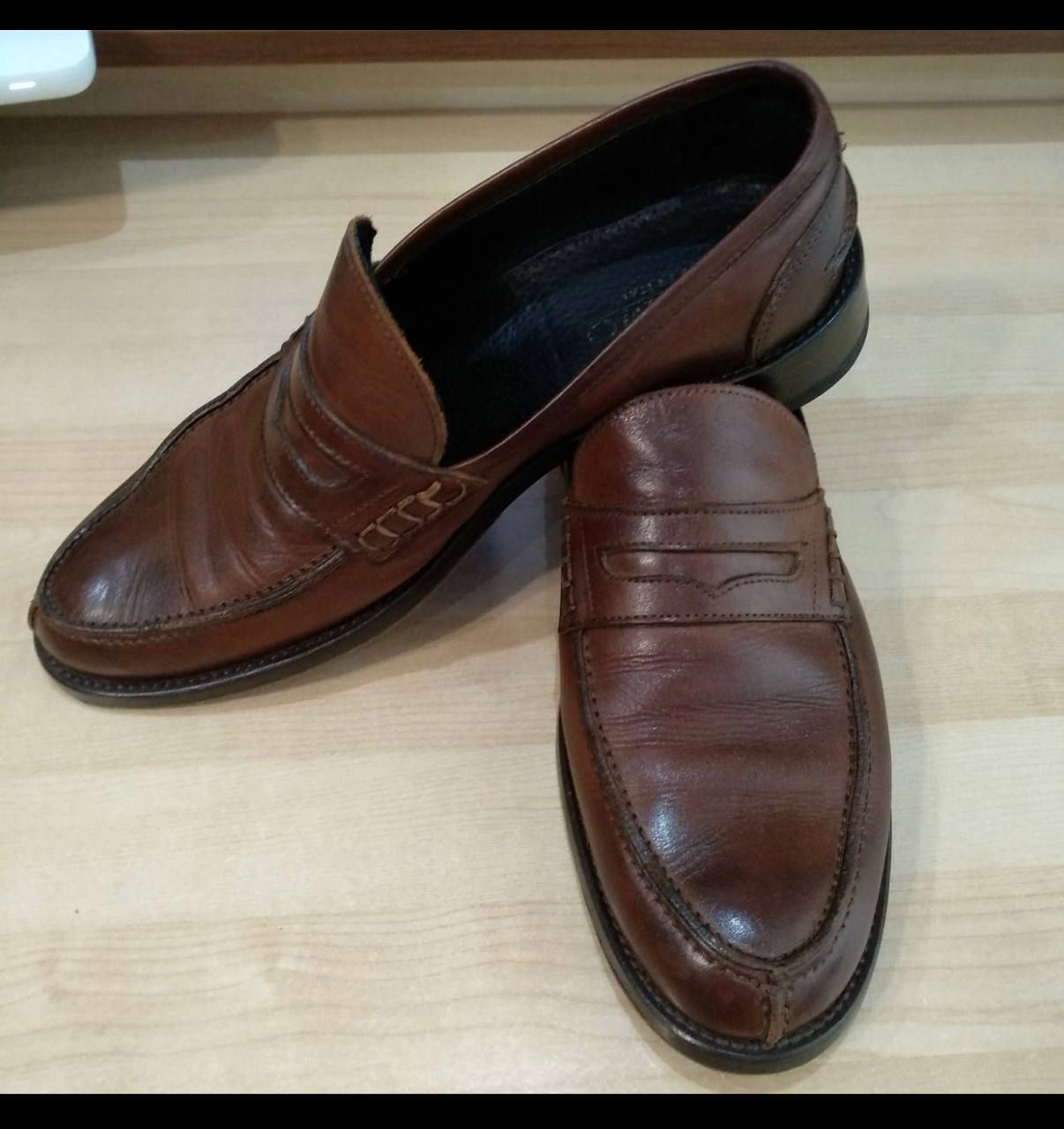 Продам туфли, итальянские кожаные лоферы.