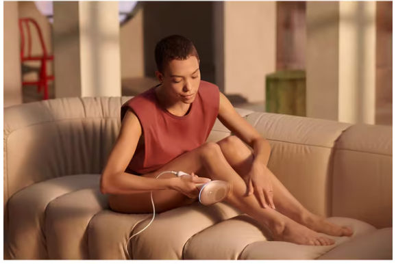 Epilator ipl philips lumea avanced bri921/00, 250.000 impulsuri, 1 accesoriu, retea, alb-roz + trimm foto 3