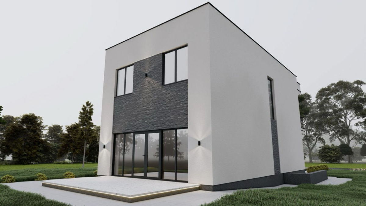 Casa moderna în stil Hi-Tech,3nivele,208mp+3ari,Durlesti foto 5