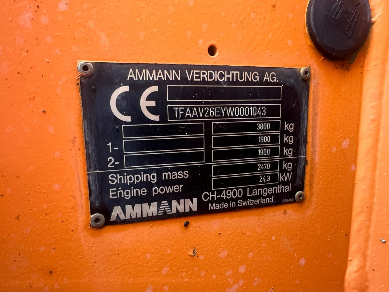 Cilindru compactor Ammann AV 23 – 2,5 Tone , 33 Hp + Video foto 8