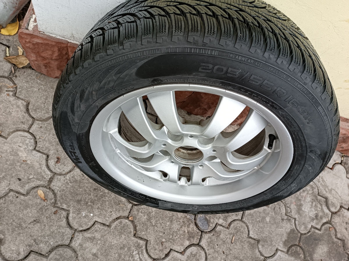 Jante cu anvelope BMW, serie OEM 7x16 5x120 ET 34 dia 72.6 foto 7