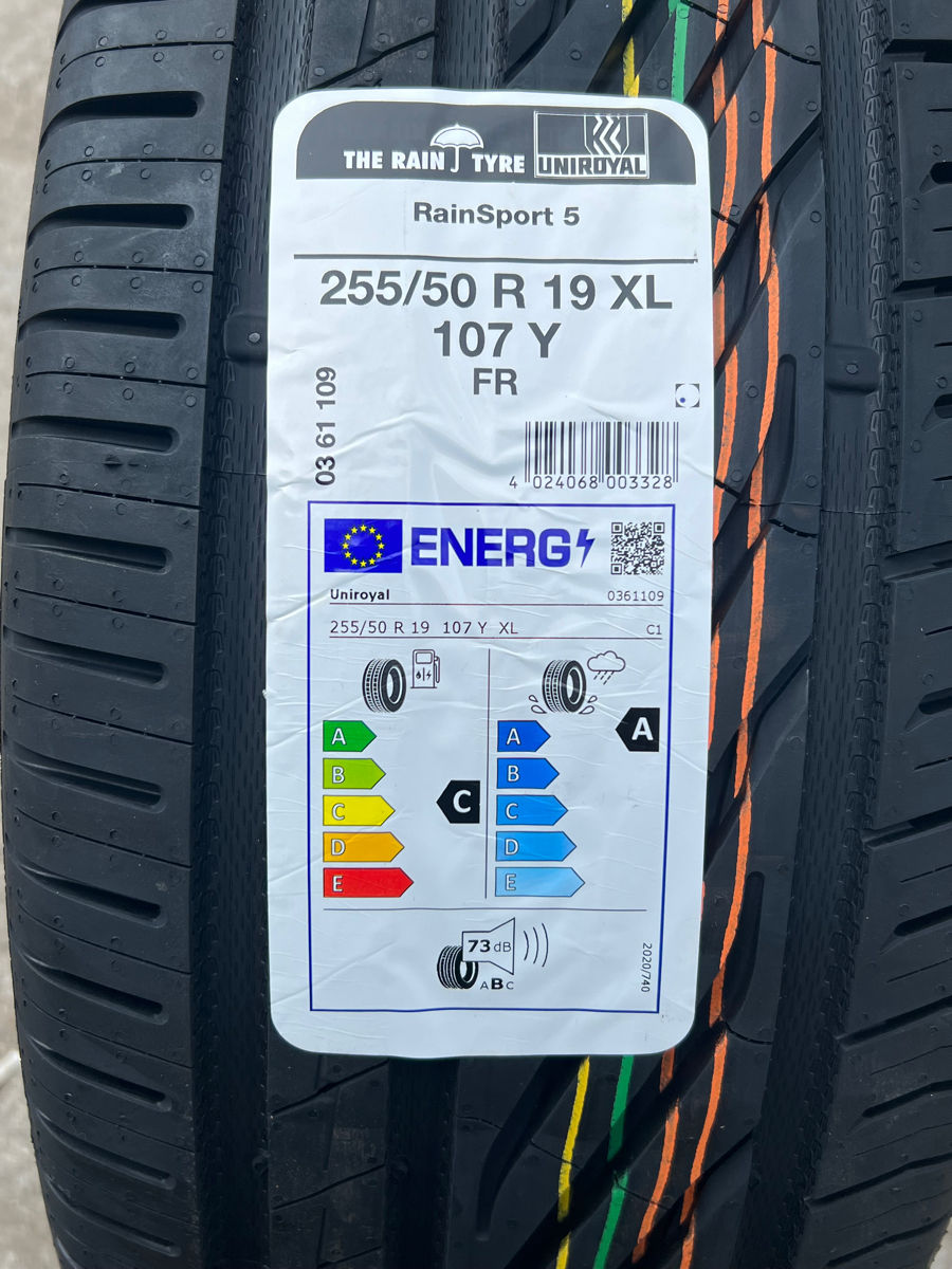 255/50 R19 Uniroyal Rainsport 5/ Доставка, livrare toata Moldova 2023 фото 1