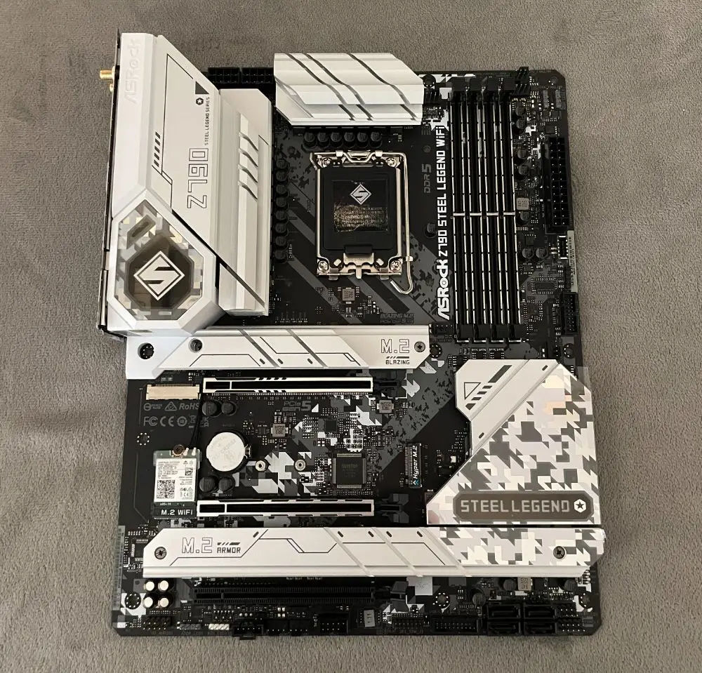 Mobo ASRock z790 Steel Legend WiFi foto 0