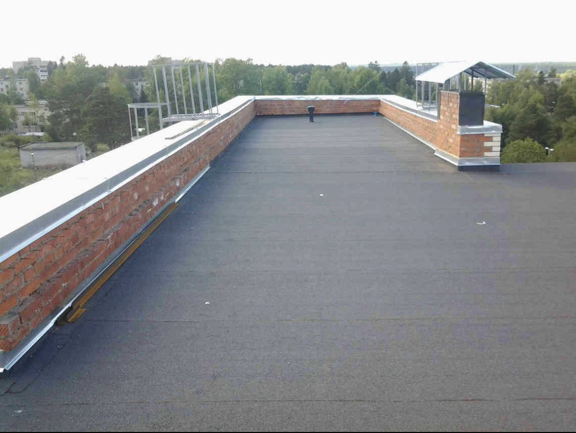 Reparația acoperișului plat cu membrane bituminoase foto 10