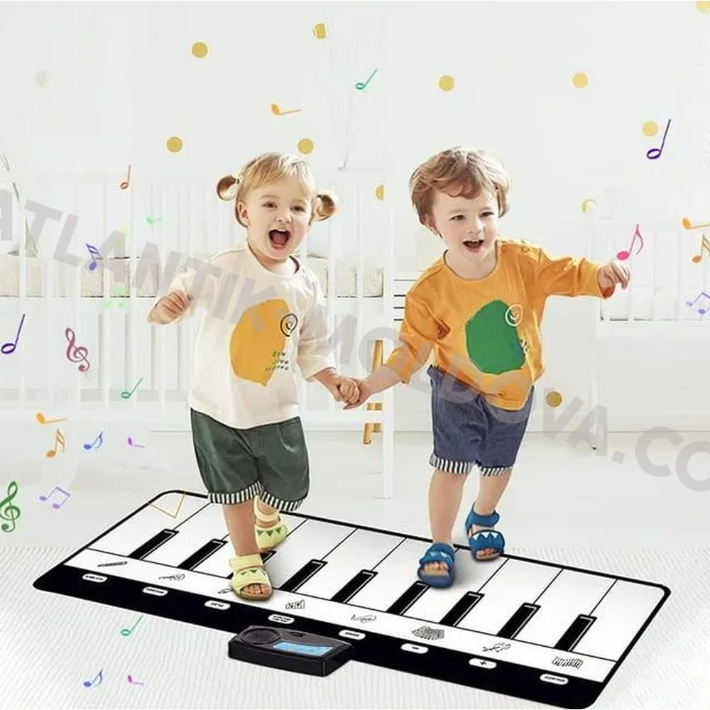 Музыкальный, танцевальный коврик-пианино Toddler Instrument foto 8