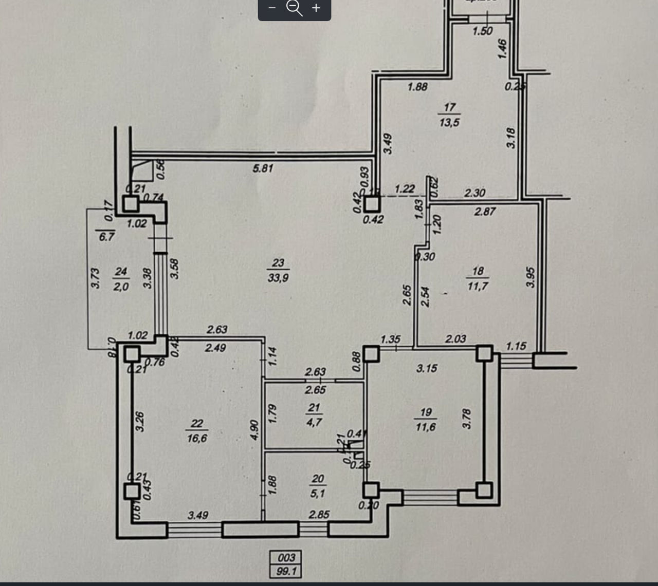 Apartament cu 3 camere, 99 m², Durlești, Chișinău foto 14