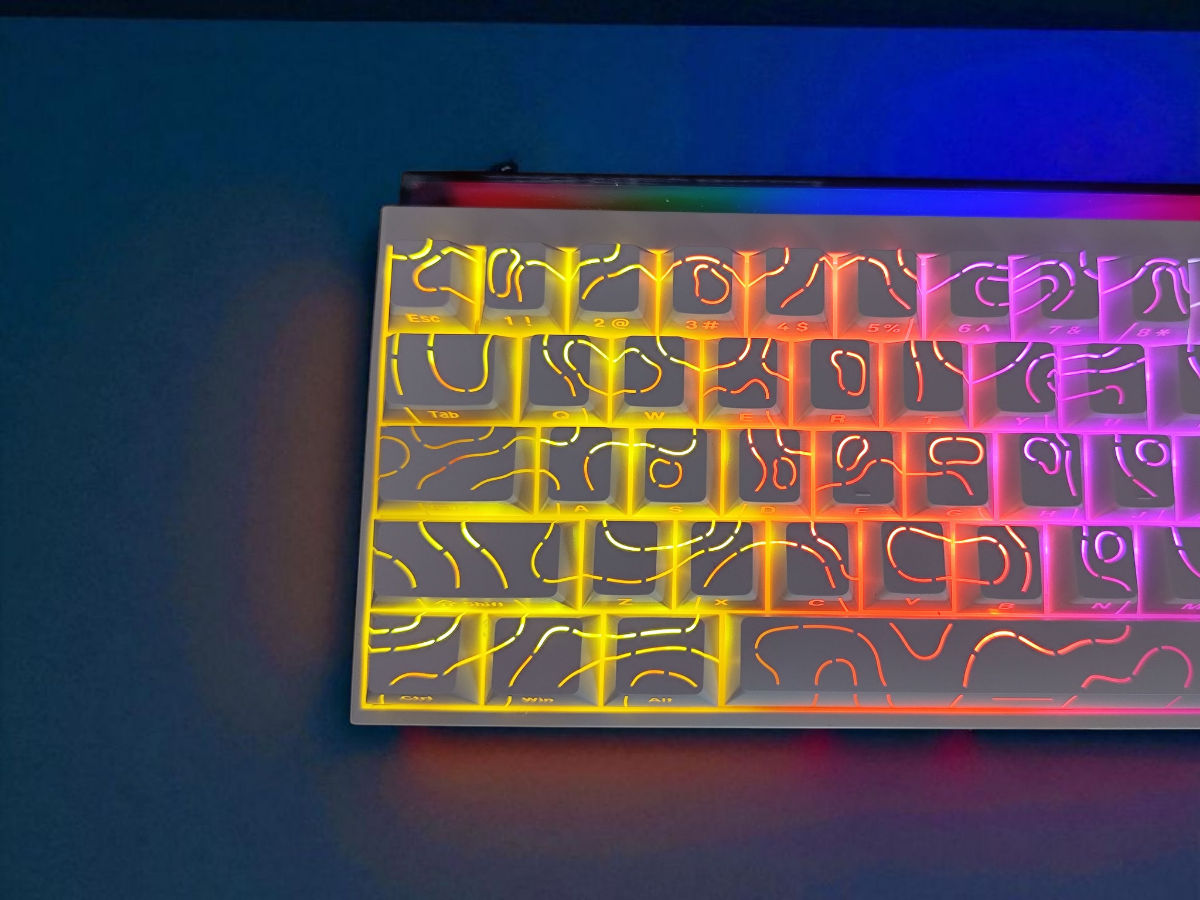 [Nou] Ajazz NK68 Tastatura Mecanică Hot-Swappable RGB (Switchuri Rosii) foto 12