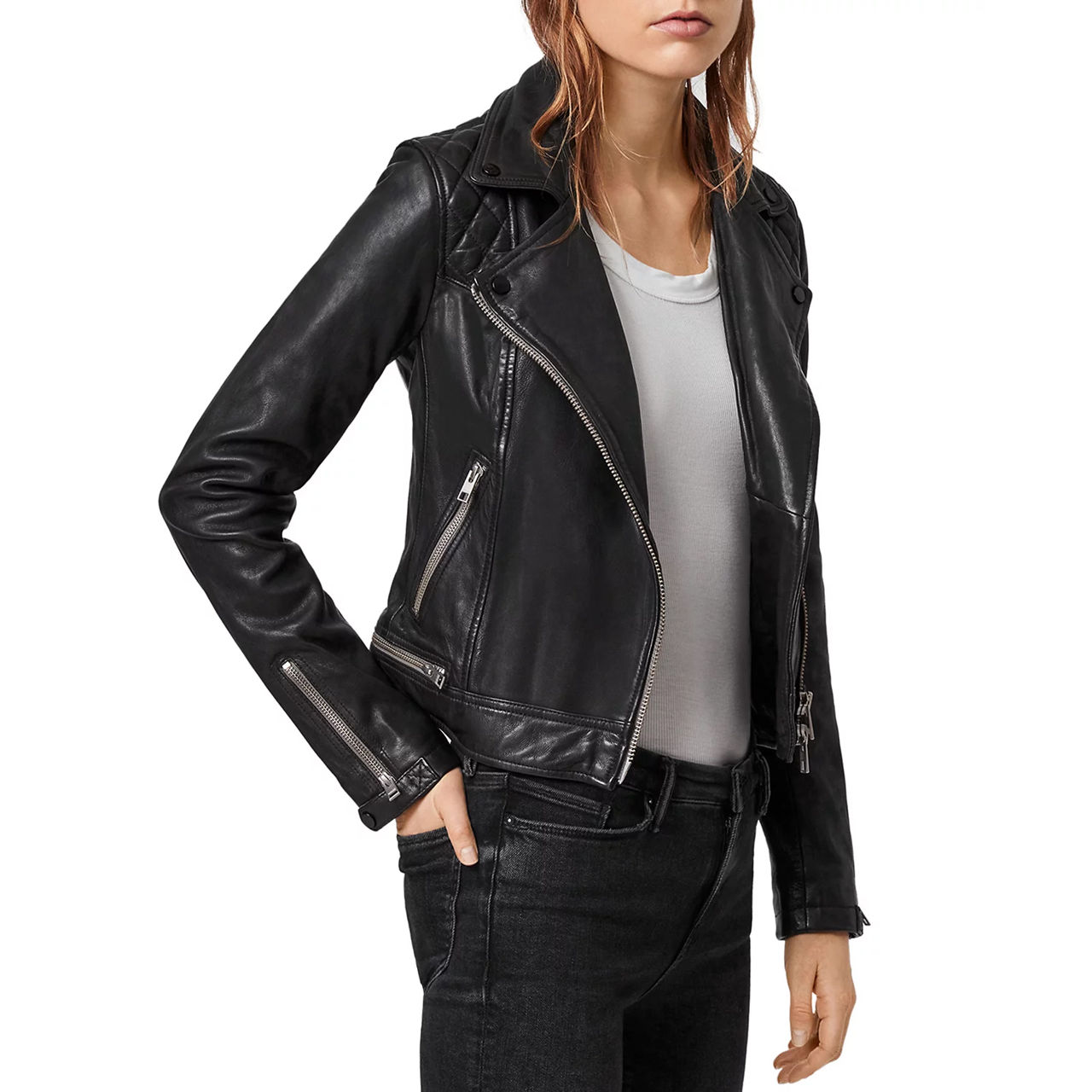 Allsaints косуха кожаная M foto 2