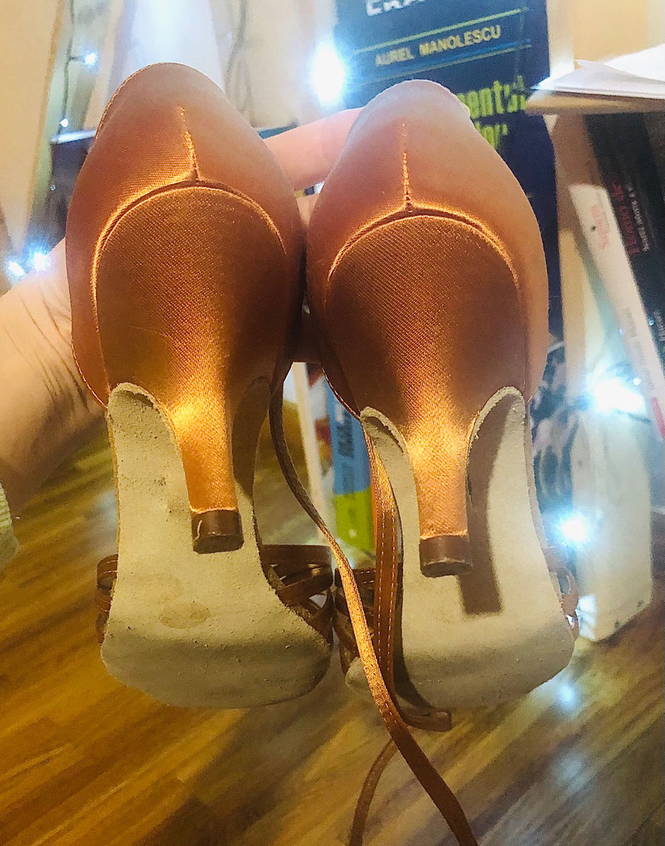 Pantofi de dans sportiv. Piele naturală foto 1