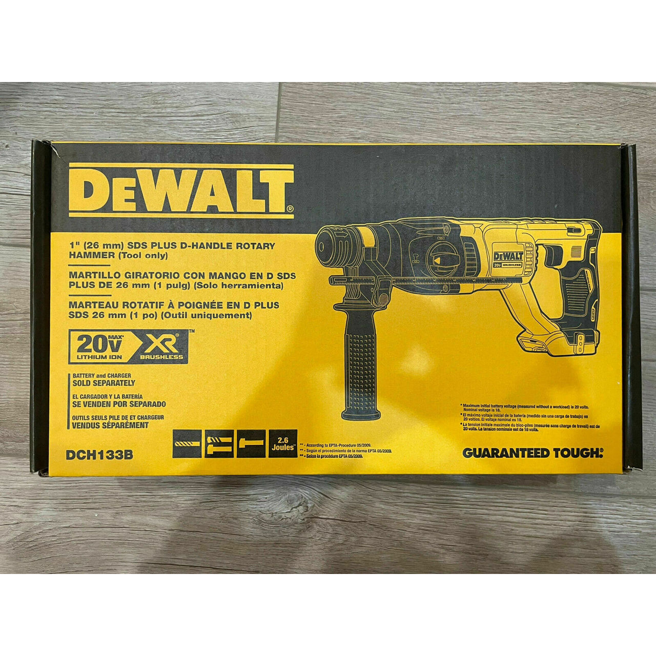 Dewalt DCH133B перфоратор foto 1