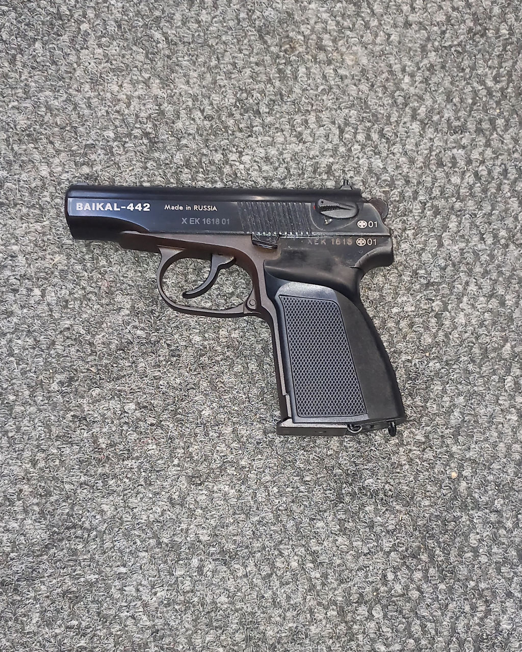 Pistol cu glonț Baikal 442 cal. 9x18 mm foto 0