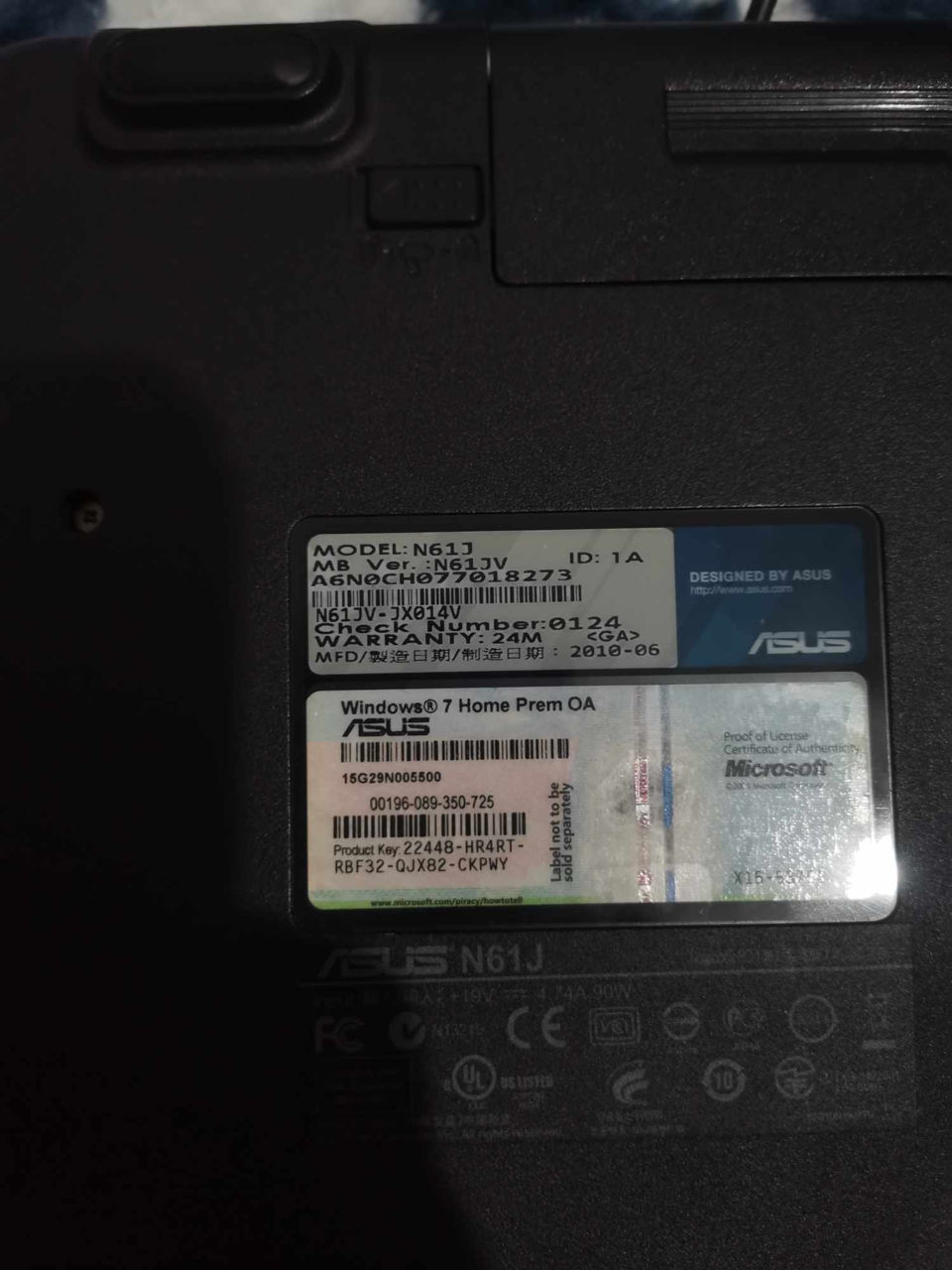 Laptop asus foto 1