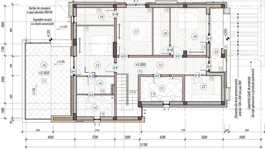 Casă de locuit individuală S+P+E/stil modern/180m2/construcții/arhitect/renovări/reconstrucții foto 6