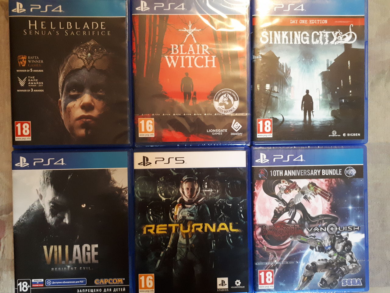 Playstation 4 , 5 диски