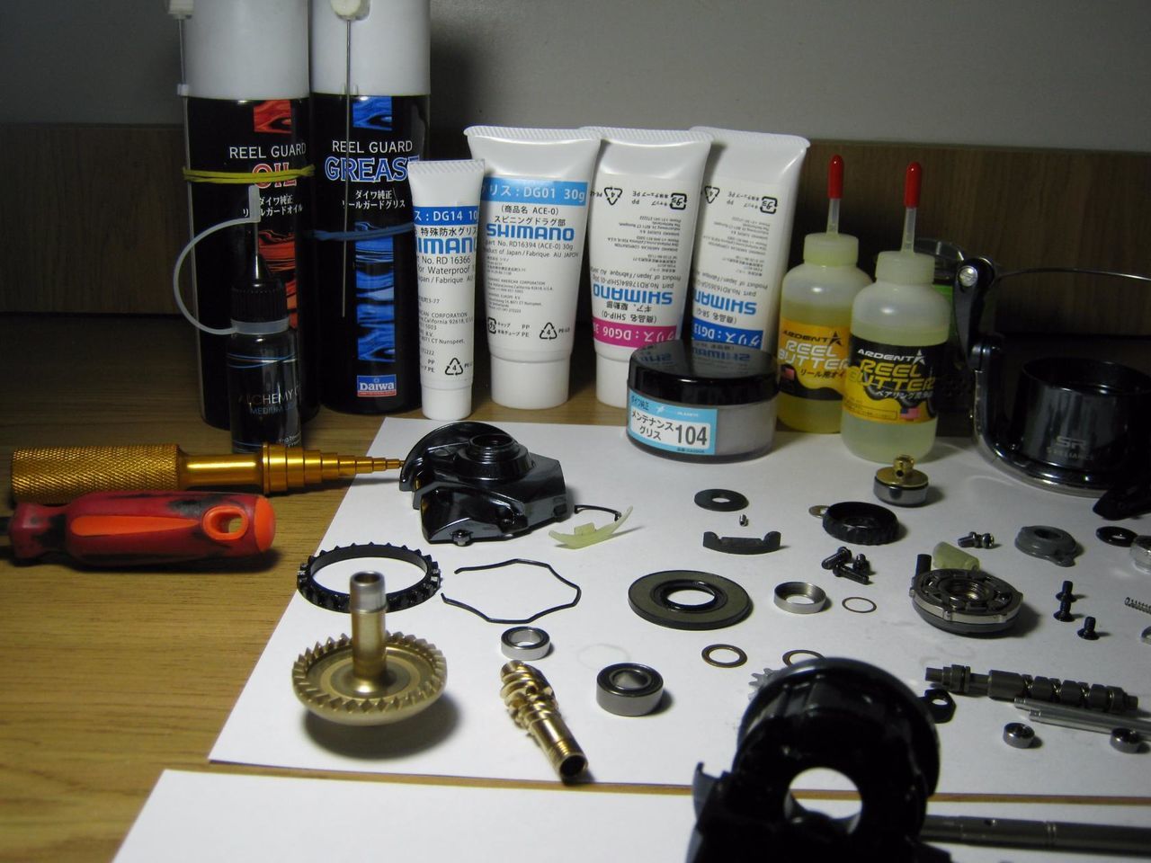 Выполняю техническое обслуживание, ремонт и тюнинг рыболовных катушек