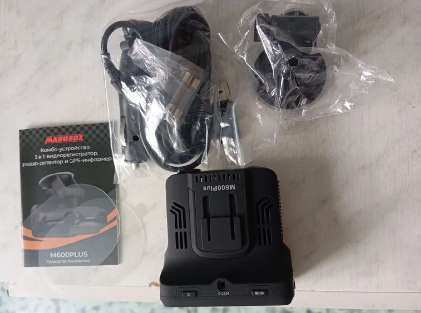 Антирадар GPS  регистратор Marubox M600 Plus + задняя камера foto 1