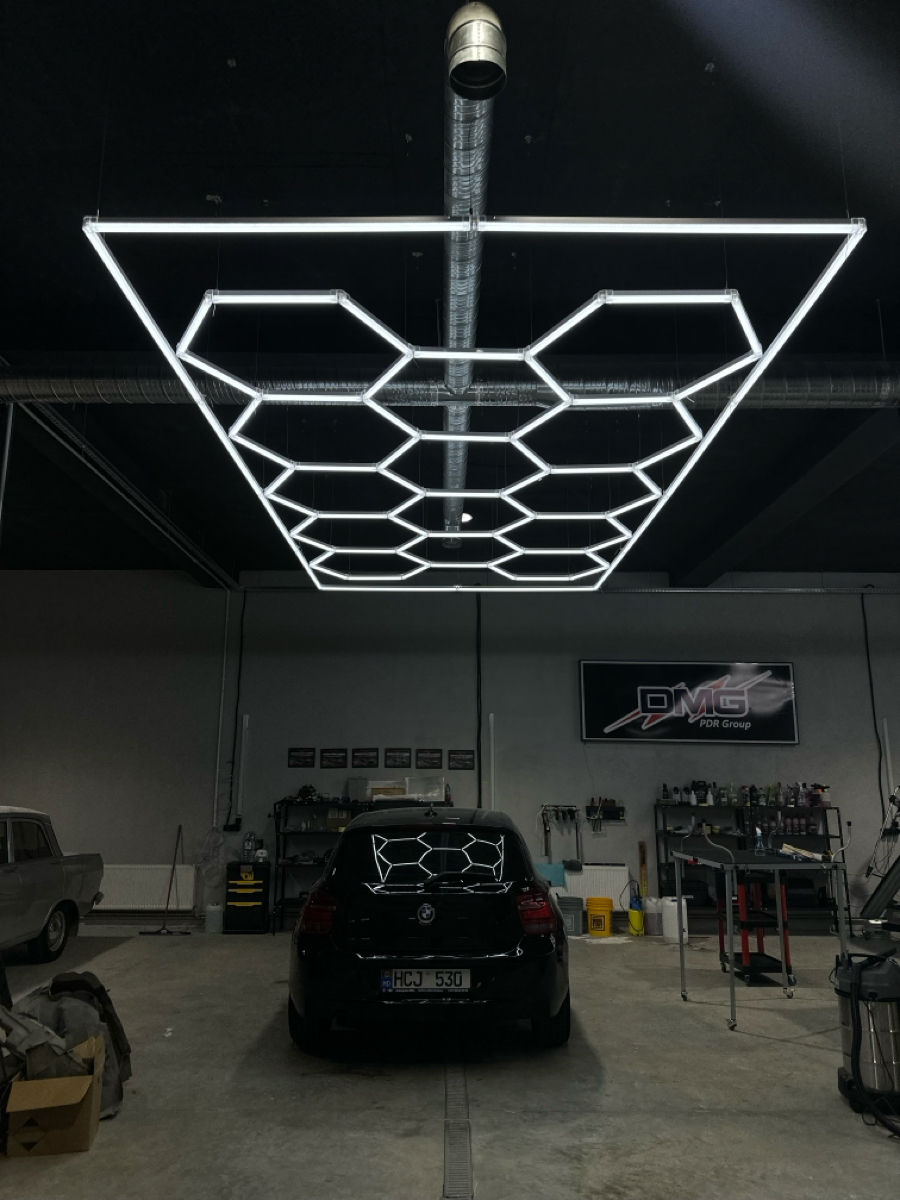 Hexagon led lights / / Lumină modularăFour Lumens foto 9