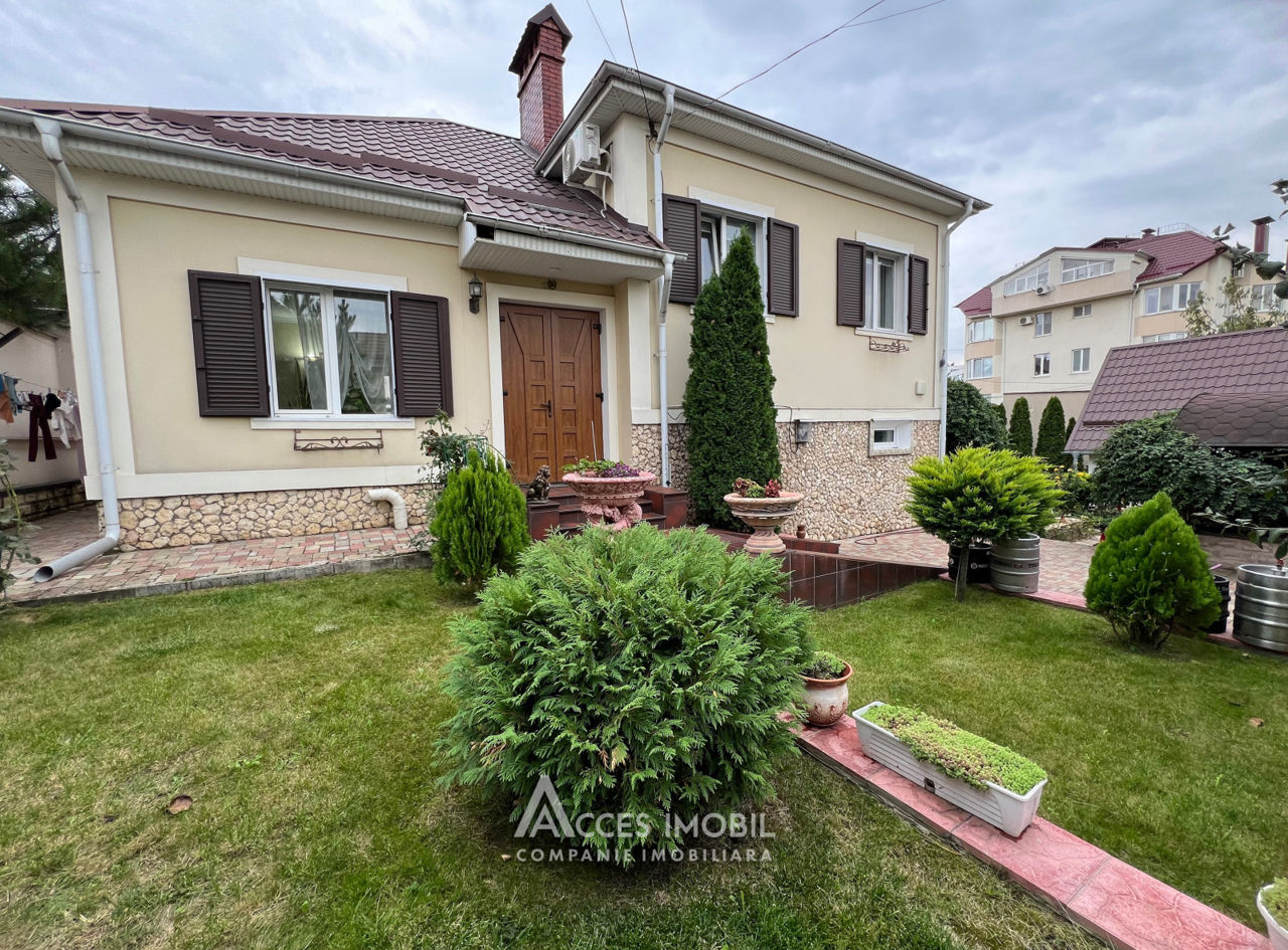 Casă în 2 nivele! str. Mihail Frunze, Stăuceni, 100m2 + 6 ari. Euroreparație! foto 0