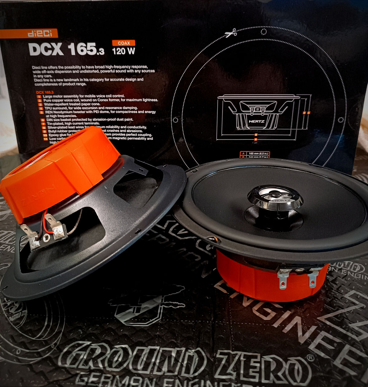 Hertz DCX 165.3,(новые)165мм