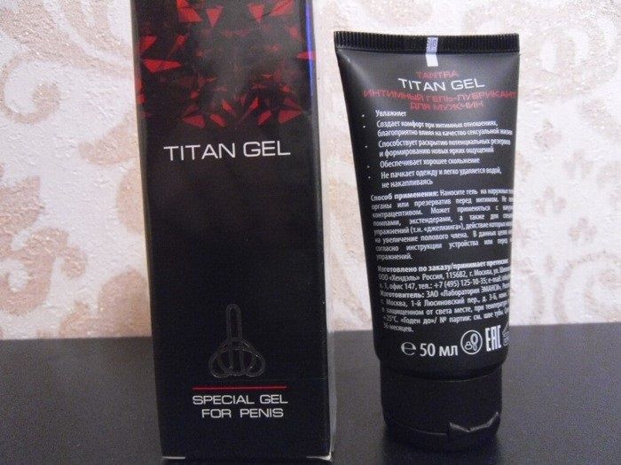 Titan gel средство для увеличения члена #1