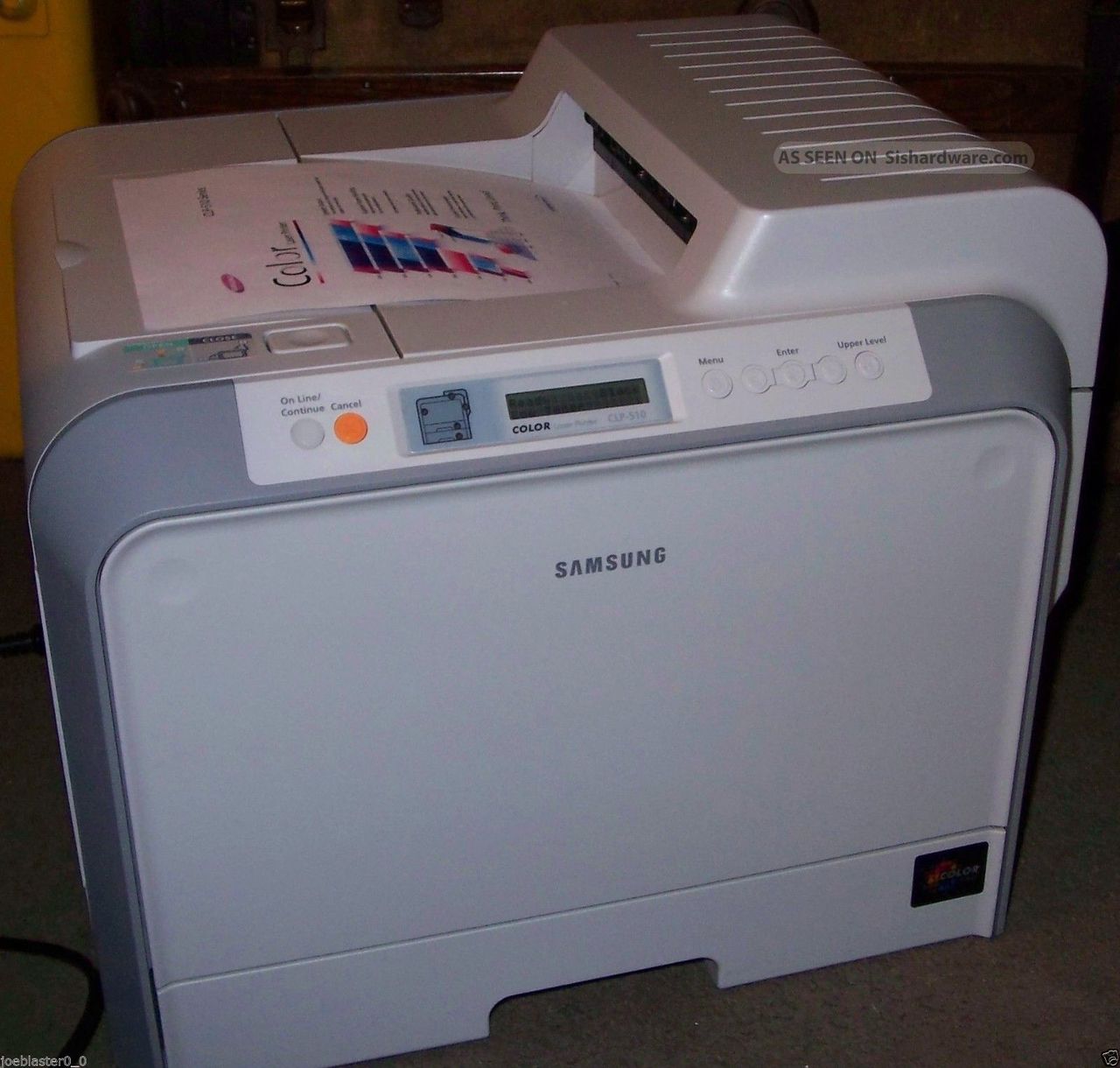 Цветной Лазерный Принтер - Samsung CLP - 510; ч/б - HP 6L