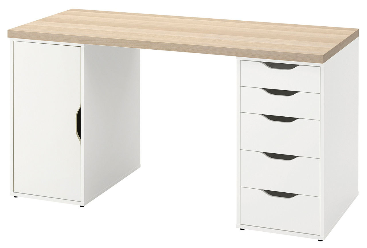 Masă de birou Ikea Lagkapten/Alex 140x60 foto 2