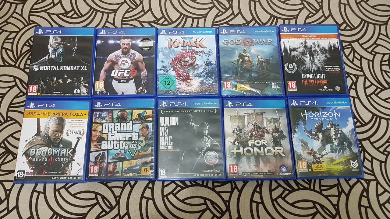 Playstation 4 games продажа/обмен со скидкой при покупке от 2 штук