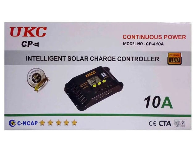 Controller de încărcare solar cp-410a 10a cu usb  controlerul de încărcare solară usb ukc cp-410a 10 foto 3