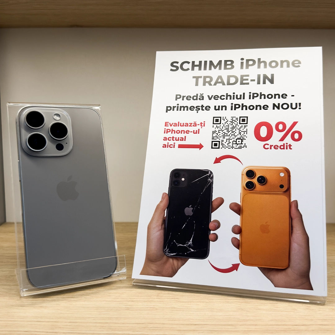 Iphone 16 Pro, Schimb iPhone Trade-in, 0% Кредит от 817 лей/месяц!! 1000 лей на бонусный счет! foto 0