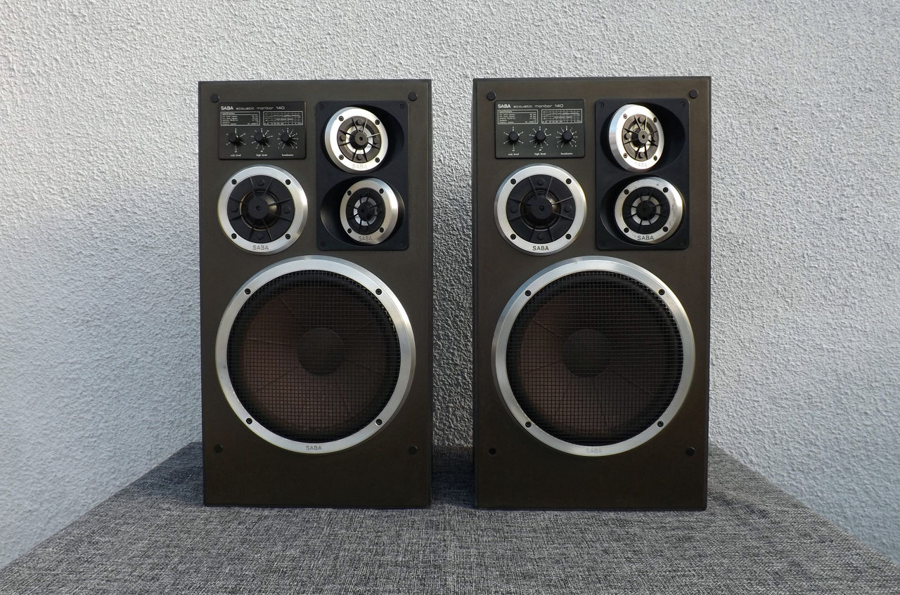 SABA Acoustic Monitor 140 / AM 140. Винтажная акустика foto 2