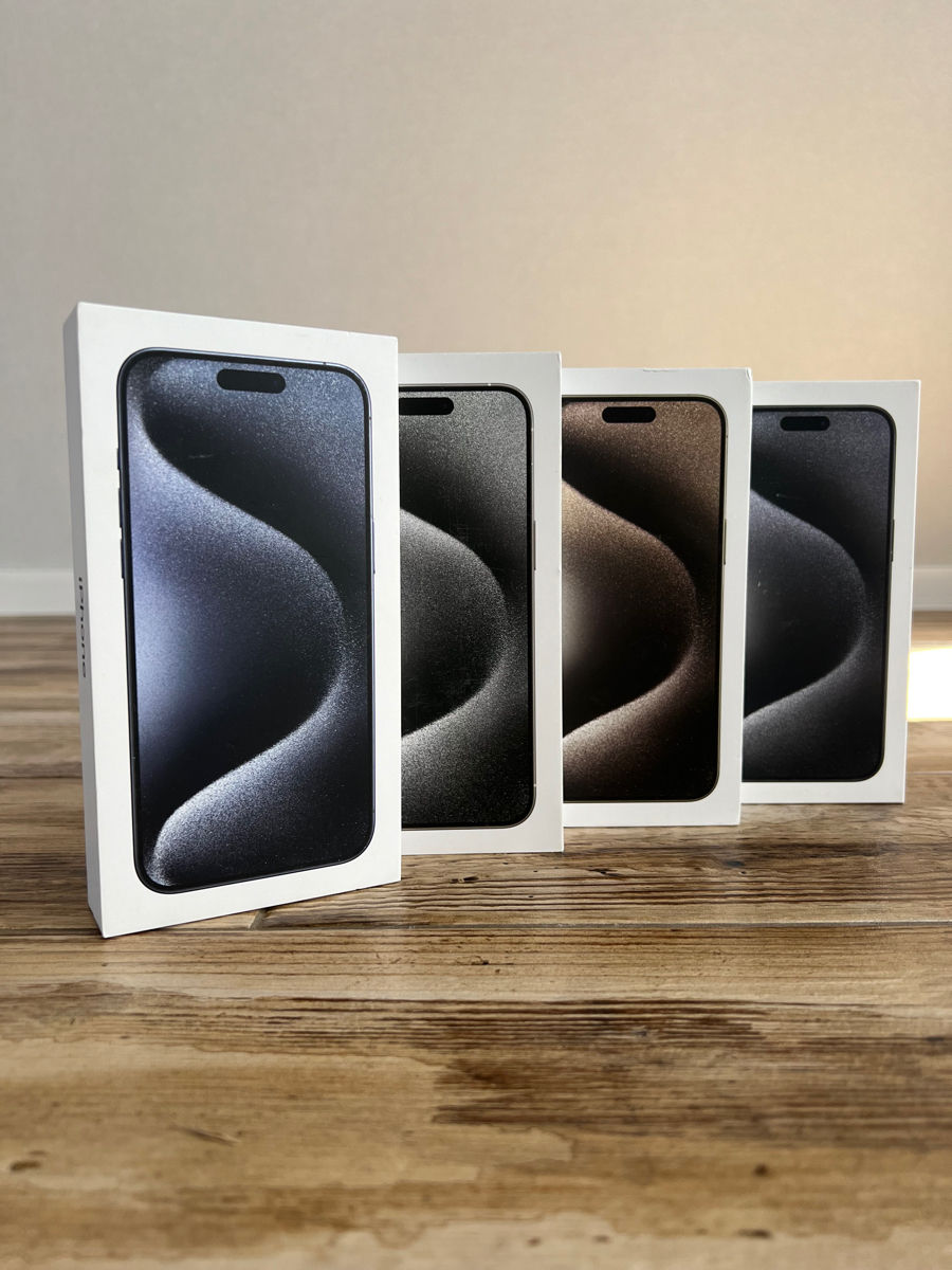 Cumpar iPhone 15 Pro Max 512Gb , 256Gb , 1Tb  Noi / Folosite !!! foto 0