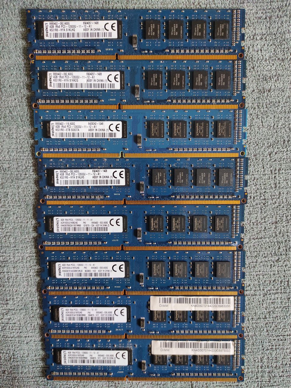 DDR4, DDR3, DDR2, DDR1 - фирменная для ПК, ноутбуков. Выбор, гарантия