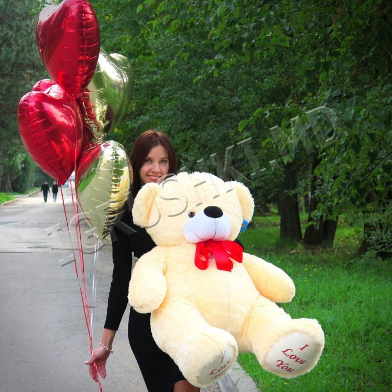 Ursuleți gigant 170 cm cu I Love You. Livrare în Chișinău și în toată Moldova. foto 3