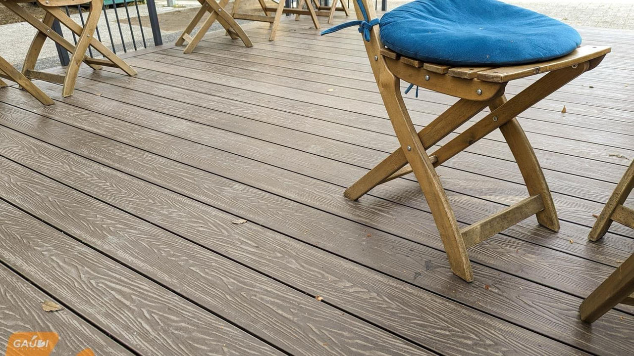 Decking WPC (lemn compozit) scânduri pentru pardoseală exterioară sau terase foto 14