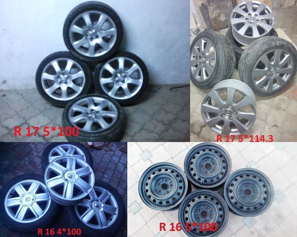 Diski R16 4*100,R16 5*100 R16 5*110 R16 5*112 R16 5*114.3 R15 4*100 R15 ...
