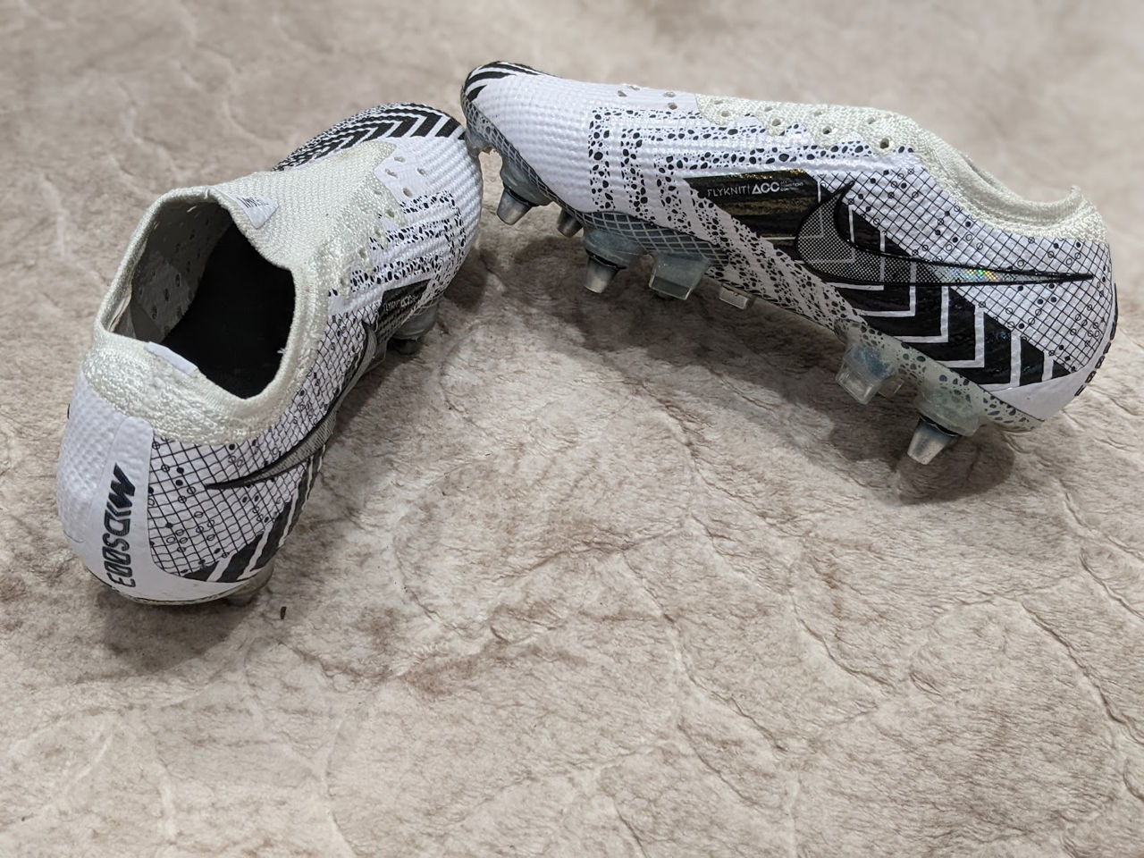 Nike Mercurial Vapor 13 Elite SG-PRO Anti-Clog Dream Speed 3 - White/Black (36.5 EU) foto 1