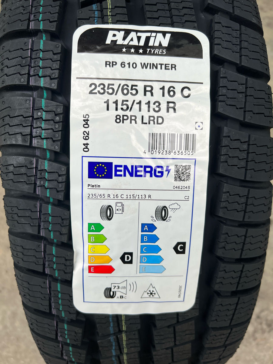 235/65 R16C Platin Rp610 Winter/ Доставка, livrare toata Moldova 2024 foto 1