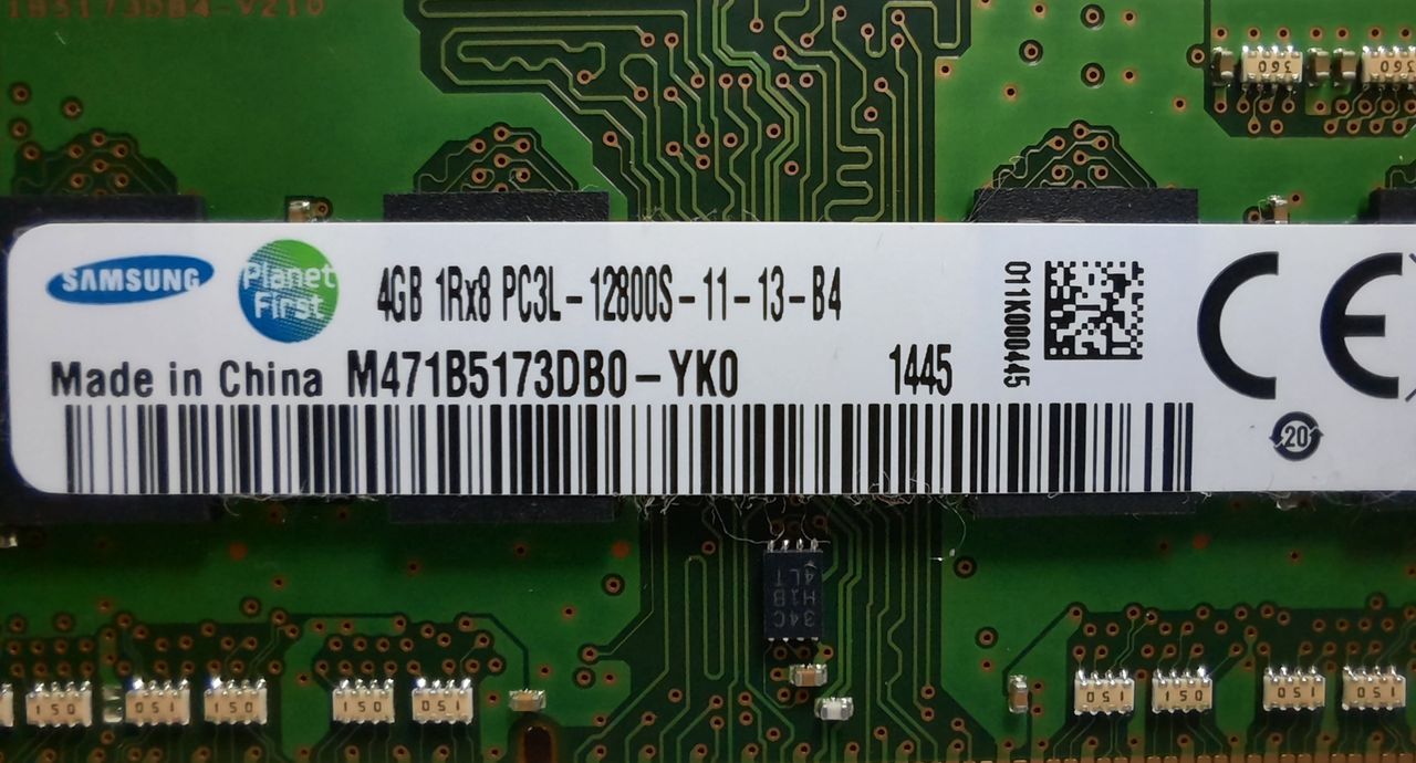 Оперативная память Samsung DDR3L для ноутбука