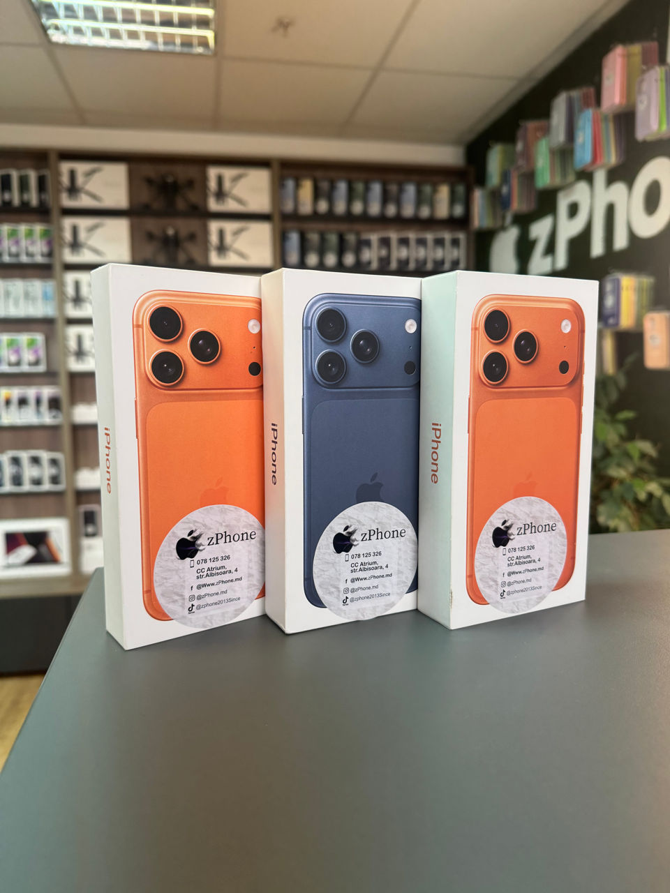 iPhone 17 Pro 1TB Магазин zPhone Гарантия 24Мес (256ГБ/512ГБ/1ТБ) В наличии  все цвета. foto 4