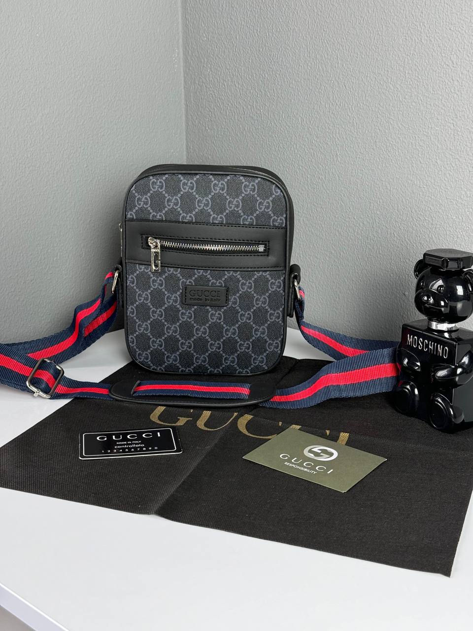 Мужская сумка мессенджер Gucci фото 0