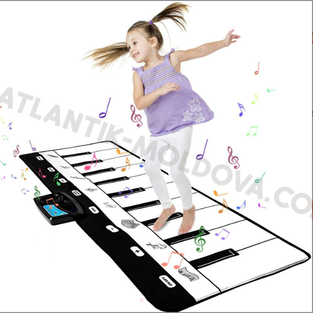 Музыкальный, танцевальный коврик-пианино Toddler Instrument foto 0
