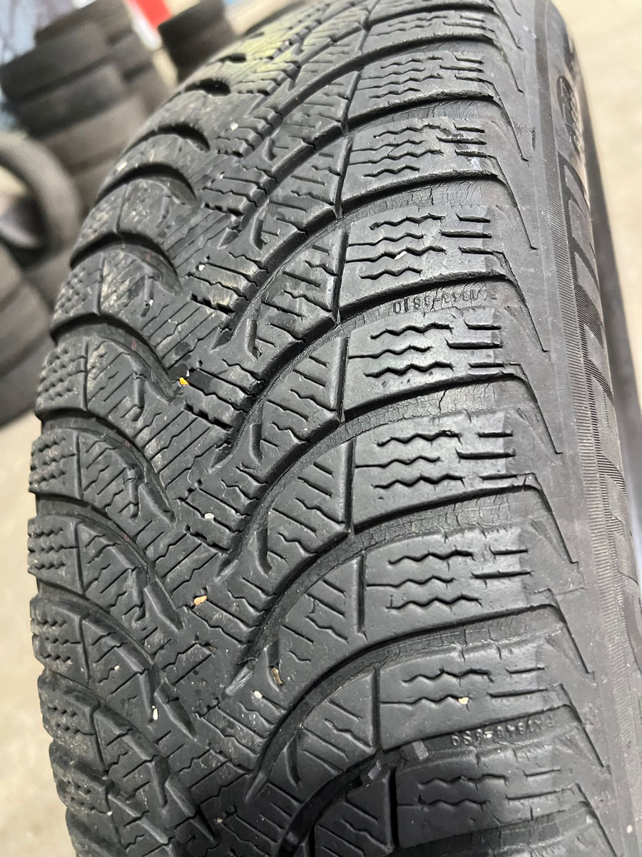 Продам 4 б.у шины 195/60 R15 Michelin Alpin Winter фото 4