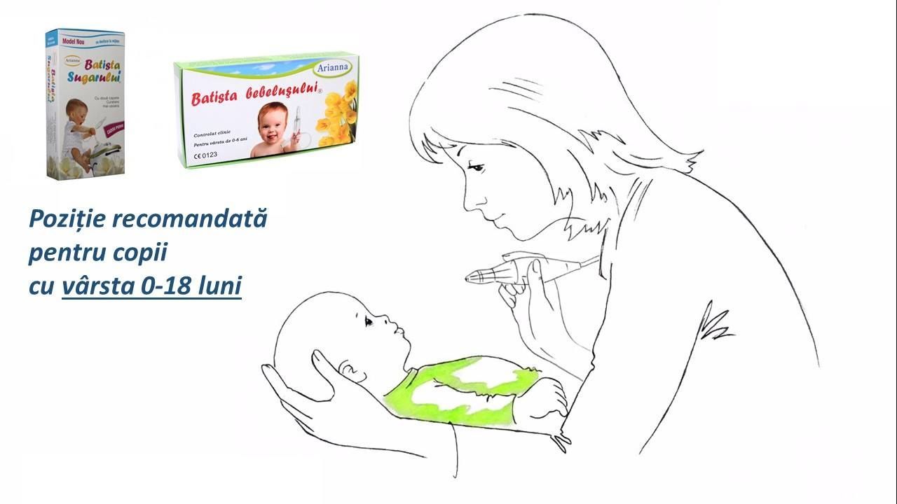 Batista bebelusului , batista sugarului -aspiratoare nazale ce se ...