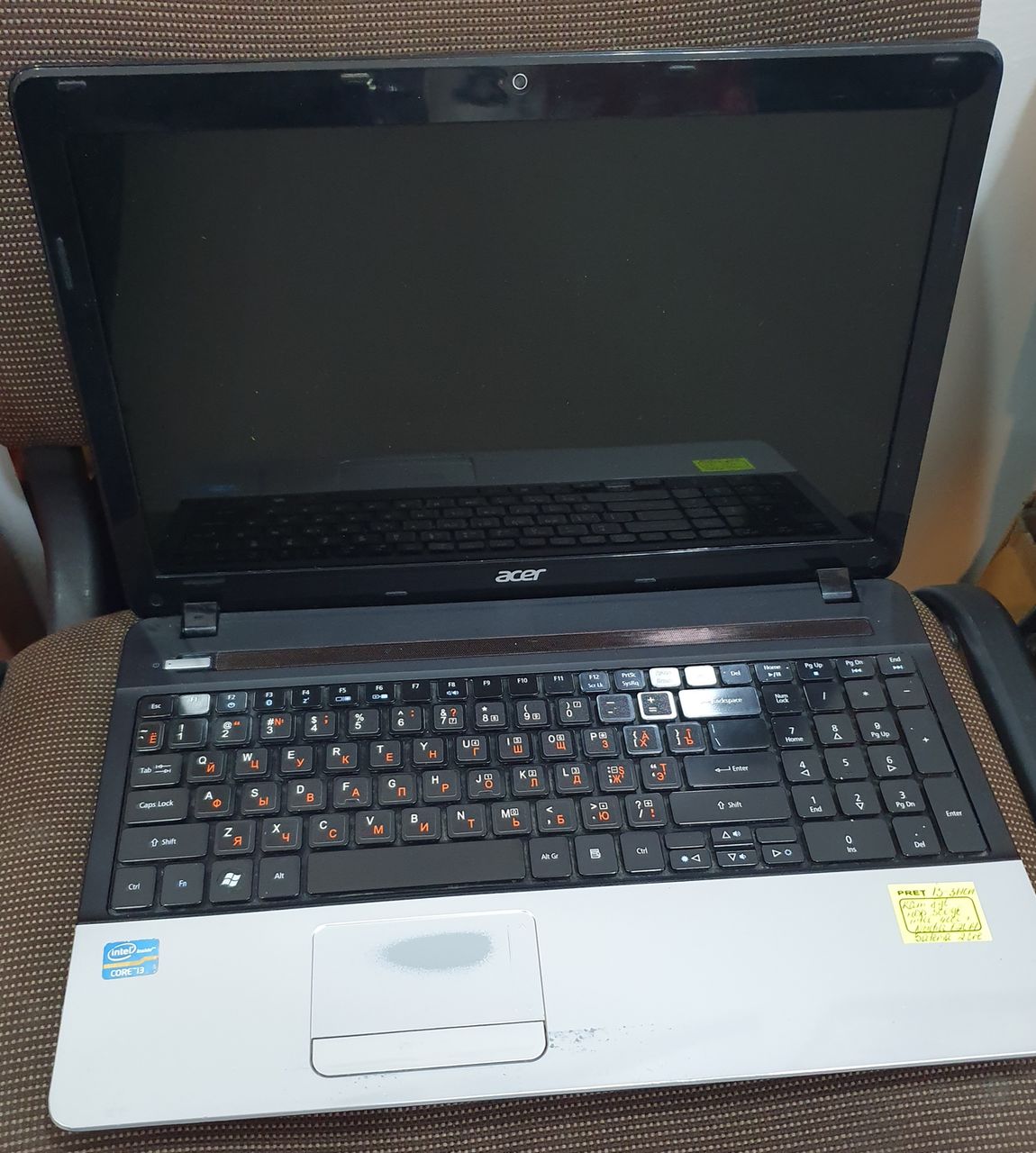 Acer e1 531 не включается