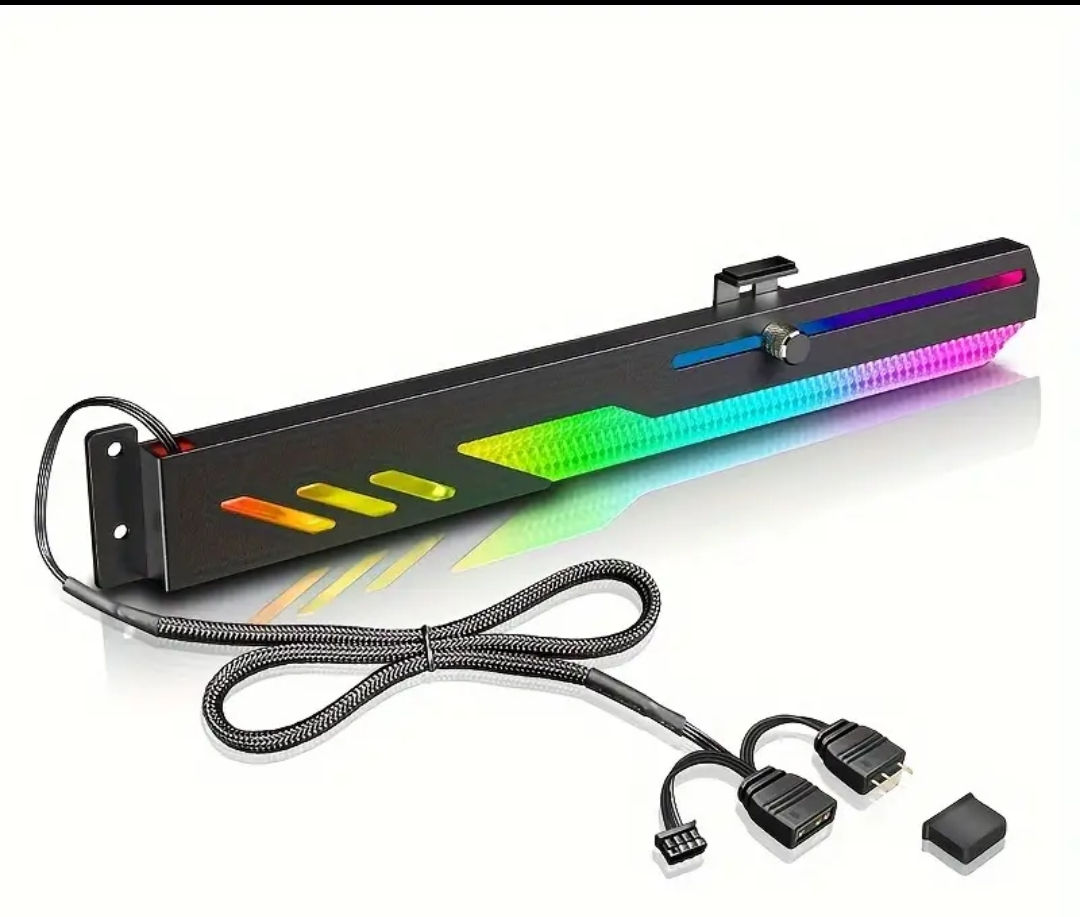 Gpu support bracket / anti-sag bracket rgb foto 0